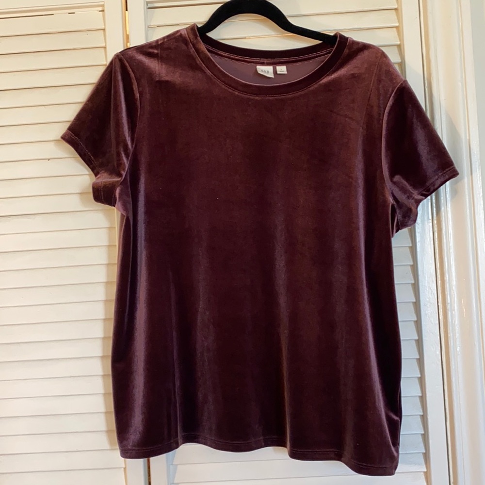 Gap Velvet Blouse